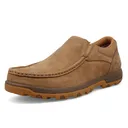 TWISTED X Men's Slip-On Driving Moc Camel Casual Shoes (MXC0022) - Twisted X