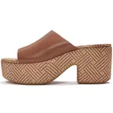 FITFLOP Platfforms Graphic-Weave Leather Heeled Slides (A5N) - Fitflop