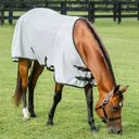 HORSEWARE IRELAND Amigo Bug Rug Quarter Horse (No Hood) Silver/Black Fly Sheet (AFRNWQ-IK00) - Horseware Ireland
