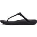 FITFLOP Solay Mixed-Crystal Toe-Post Sandals (A5X) - Fitflop