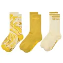 IMPALA Marawa 3-Pack Marawa Gold Socks (IM787005-MARAWA_GOLD-1Sz) - Impala