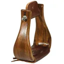 PROFESSIONAL'S CHOICE 3in Gloss Wood Stirrups (WS3) - Professional's Choice