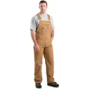 BERNE Men's Vintage Washed Duck Bib Brown Overall (B914BD) - Berne