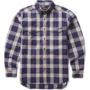 WOLVERINE Men's FR Plaid Long Sleeve Twill Shirt Durable Flame-Resistant Workwear (W1203980) - Wolverine Apparel