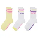 IMPALA Stripe 3-Pack Socks (IM787000-1Sz) - Impala