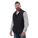 BERNE Men's Channel Quilt Ripstop Flannel-Lined Vest (V26) - Berne