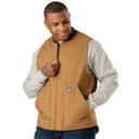 BERNE Men's Heritage Brown Duck Work Vest (V812BD) - Berne