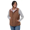 BERNE Women's Channel Quilt Ripstop Flannel-Lined Vest (WV26) - Berne