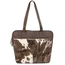 STS RANCHWEAR Classic Cowhide Laptop Shopper (STS34294) - Sts