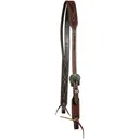 PROFESSIONAL'S CHOICE Tapered Chocolate Roughout Gunslinger Slit-Ear Headstall (5011CRO) - 