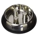 QT DOG Brake-Fast Slow Feed Medium 64oz Stainless Steel Bowl (BFB3547) - Qt Dog