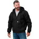 BERNE Men's Heritage Duck Hooded Active Work Jacket (HJ51) - Berne
