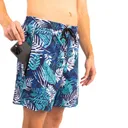 DRY POCKET Men's Caribbean Palms Waterproof Swim Shorts - Dry Pocket Apparel