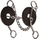 PROFESSIONAL'S CHOICE Brittany Pozzi Lifter Series Medium Shank Three Piece Smooth Snaffle Bit (BPB-115) - 