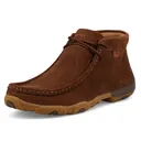 TWISTED X Women's Chukka Driving Moc Mocha Casual Shoes (WDM0163) - Twisted X