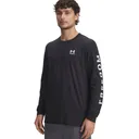 UNDER ARMOUR Men's Freedom Flag Black/White Long Sleeve T-Shirt (6007922-001) - Under Armour