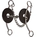 PROFESSIONAL'S CHOICE Brittany Pozzi Lifter Series Long Shank Three Piece Twisted Wire Snaffle Bit (BPB-124) - Professional's Choice