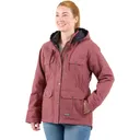 BERNE Women's Softstone Duck Wild Ginger Hooded Ranch Coat (WCH63PK) - Berne