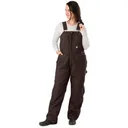 BERNE Women's Softstone Duck Insulated Bib Overall (WB515) - Berne
