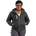 BERNE Women's Softstone Duck Titanium Hooded Jacket (WHJ64TNM) - Berne