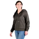 BERNE Women's Heritage Grid Fleece-Lined Full-Zip Hooded Sweatshirt (WSZ108) - Berne