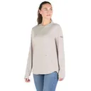 BERNE Women's Long Sleeve Hooded UPF Sun Oatmeal Shirt (WSH13OAT) - Berne