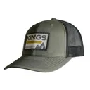 KINGS CAMO Latitude Loden/Black Patch Hat (112FP-L/B-LATITUDE) - Kings Camo