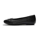 FITFLOP Women's Delicato Crocodile Ballerinas (AAI) - Fitflop