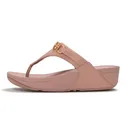 FITFLOP Women's Lulu Square-Chain Leather Toe-Post Sandals (E1I) - Fitflop