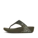 FITFLOP Lulu Multi-Tonal Glitter Toe-Post Sandals (JE6) - Fitflop