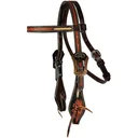 PROFESSIONAL'S CHOICE Heritage Rawhide Braided Pony Browband Headstall (3P4041-PONY) - Professional's Choice