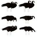 AVERY 6-Pack Pro-Grade Silhouette Black/White Decoys (77001) - Avery