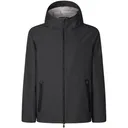 SAVE THE DUCK Men's Drop Hooded Rain Jacket (D32098M-DARK22-S) - Save The Duck