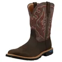TWISTED X Men's 11in Tech X Dark Mocha Brown/Gargoyle Boots (MXTP010) - Twisted X