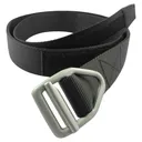 BISON Last Chance Heavy Duty Gunmetal Buckle 38mm Black Belt, Large (54) - Bison