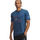 UNDER ARMOUR Men's Freedom Eagle Black/Castlerock T-Shirt (6009152-001) - Under Armour