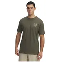 UNDER ARMOUR Men's Freedom By Land Marine OD Green/Desert Sand SS Shirt (1389928-390) - Under Armour