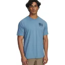 UNDER ARMOUR Men's Freedom By Sea Blue Smoke/Washed Navy T-Shirt (6004103-418) - Under Armour