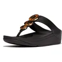 FITFLOP Fino Resin-Hoop Leather Toe-Post Sandals (IB8) - Fitflop