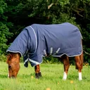 HORSEWARE IRELAND Rhino Plus 450g Navy/Titanium Grey/Classic Blue Vari-Layer Turnout Blanket (AABPV4-BJD0) - Horseware Ireland