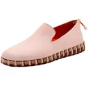 KENGOS Women's Crystal Pink Smooth Leather Slip-On Shoes (KW1000L-PINK) - Kengos