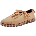 KENGOS Women's Torrey Mushroom Leather Sand Lace Up Shoe (KW1001M-SAND) - Kengos