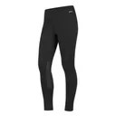 KERRITS Kid's Fleece Lite II Knee Patch Black Solid Riding Tights (60559BLACK) - 
