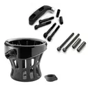 CIRO GEN 2 Black Drink Holder w/ Black Perch Mount for Indian Pursuit (99528) - Ciro