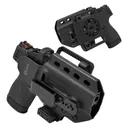 GRITR OMNI IWB/OWB Ambidextrous Kydex Holster Fits Smith & Wesson Shield/Shield Plus - Gritr