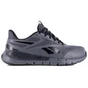 REEBOK Men's Flex Trainer Composite Toe Gray/Black Work Shoes with Elevated Ease On/Off (RB5122) - Reebok