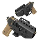 GRITR OMNI IWB/OWB Ambidextrous Kydex Holster Fits Beretta Railed 92/M9 Series - GRITR