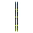 FISCHER Speedpro 70 Twin Skin Junior Black/Yellow Nordic Skis Set with Tour Step-In Jr IFP Bindings (NV60526) - Fischer