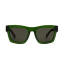 ELECTRIC Crasher 49 JM British Racing Green/Gray Polarized Sunglasses (EE19775042) - Electric