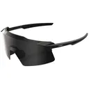 100% Aerocraft Matte Black/Black Mirror Lens Sunglasses (60032-00017) - 100%